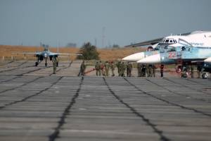 На военном аэродроме Приволжский в Астраханской области построили новую взлетно-посадочную полосу