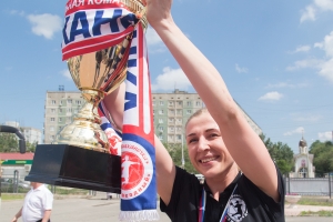 Команда  «Астраханочка»  вернулась на родину с кубком  чемпиона России