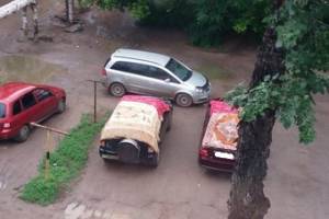 Астраханские автомобилисты готовятся к граду