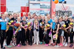 «Астраханочка» впервые стала чемпионом России по гандболу