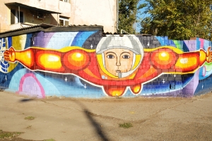 Альтернативное искусство возвращается в Астрахань: город украшают произведения стрит-арта