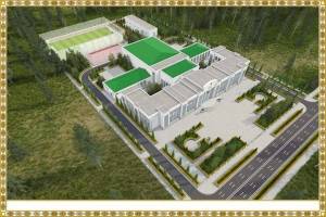 В астраханском селе Фунтово школу построят специалисты из Туркменистана