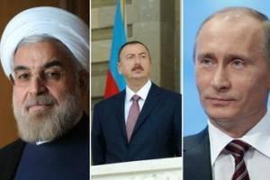 Президенты России, Азербайджана и Ирана встретились в Баку