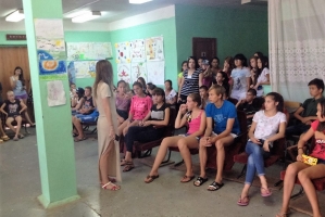 Акция «Здоровым быть модно» прошла в детском лагере «Астраханские зори»