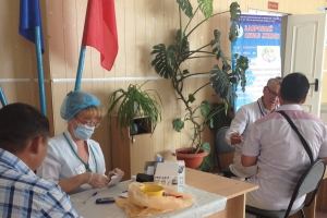Центр медицинской профилактики провел акцию в посёлке Черёмуха