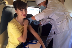 Астраханцы поддерживают идею мобильной вакцинации 