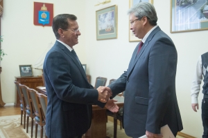 Губернатор Александр Жилкин встретился с новым руководителем Приволжской железной дороги