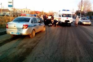 Пьяный водитель сбил женщину в Астраханской области (видео)