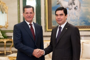 Александр Жилкин прибыл в Туркменистан с официальным визитом