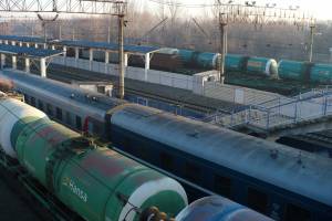 Погрузка в Астраханском регионе Приволжской железной дороги в октябре составила около 600 тысяч тонн