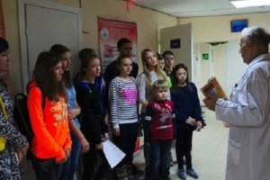 Школьники побывали на экскурсии в Ахтубинской районной больнице