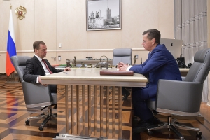 Астраханский губернатор встретился в Москве с председателем Правительства России