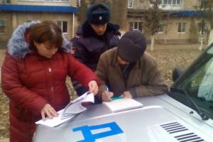 В Астраханской области полицейские проверяли водителей