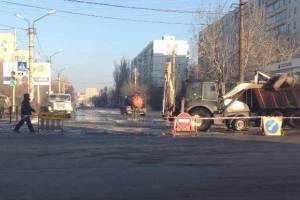 Потоп на улице Савушкина в Астрахани