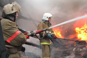 В Астрахани за минувшие сутки при пожарах спасены восемь человек