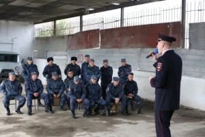 Начальник УМВД России по Астраханской области посетил сводные отряды астраханской полиции на Северном Кавказе