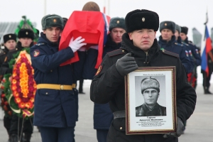 В селе Марфино Астраханской области предали земле останки красноармейца Алексея Таркова