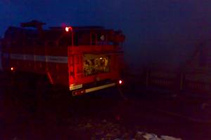 Ночью в Астраханской области горела сауна и сбили пешехода