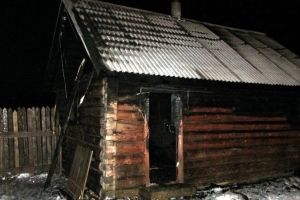 Ночью в Астраханской области горели бани