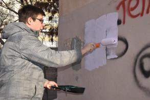 Свыше 170 надписей с рекламой спайсов ликвидировано в Астрахани в ходе очередного рейда