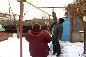 В селе Три Протока Астраханской области без газа замерзает целая улица