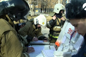 Сегодня астраханские спасатели тушили «огонь» в филармонии