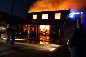 В Астраханской области сгорел магазин