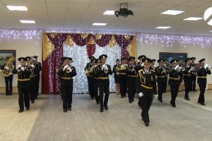 К военному оркестру Каспийской флотилии приехал ревизор