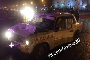 В Астрахани &#171;Жигули&#187; едва не спровоцировали взрыв газового баллона в ДТП
