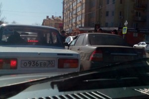 ДТП на пересечении улиц Волжской и Ахшарумова