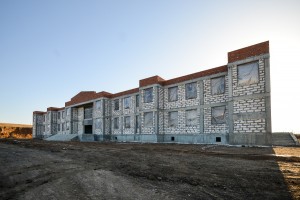 В строящейся школе в селе Фунтово идут отделочные работы