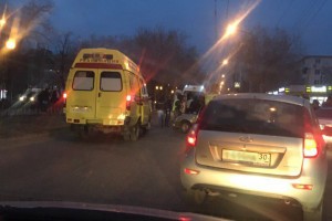 В Астрахани на улице Савушкина водитель  Daewoo Nexia сбил женщину