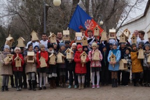 Астраханские школьники изготовили скворечники в рамках конкурса «Каждой птичке по домику»