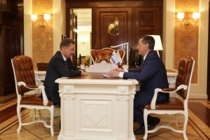 Александр Жилкин и Алексей Миллер обсудили перспективы сотрудничества в 2017 году