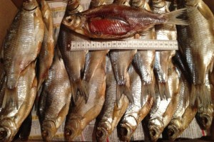 Из Астрахани в Казахстан пытались вывезти более пяти тонн вяленой рыбы