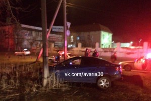 В Астрахани полицейские устроили погоню за пьяным водителем на машине Hyundai