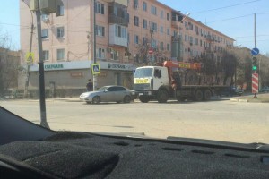 Авария на улице Богдана Хмельницкого перекрыла проезд