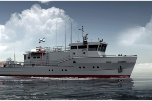 В Астрахани испытывают новый катер для Каспийской флотилии