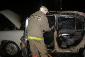 В Астрахани сгорело 19 автомобилей