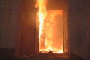 В Астраханской области детская шалость закончилась пожаром