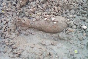 В районе Нового моста в Астрахани нашли снаряд военных времён