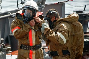 В подразделениях Каспийской флотилии идёт подготовка к пожароопасному сезону