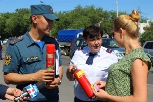В Астрахани прошла ежегодная межведомственная акция "Безопасный автомобиль"