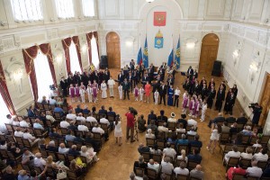 Губернатор Александр Жилкин провел торжественный прием, посвященный Дню России