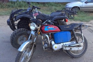В Астраханской области столкнулись 11-летний водитель квадроцикла и 15-летний мотоциклист