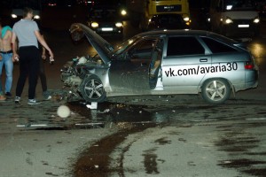Вчера вечером в ДТП на ул. Софьи Перовской разбились два легковых автомобиля