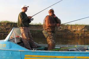 На рыбалке в Астрахани можно ставить крест