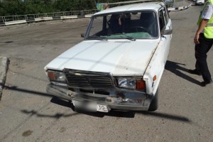В Астрахани водитель «четвёрки» врезался в иномарку с двухмесячным ребёнком в салоне