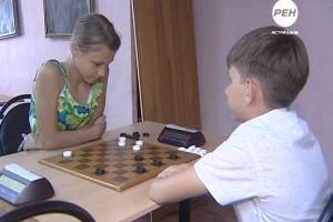 Детский турнир среди шашистов