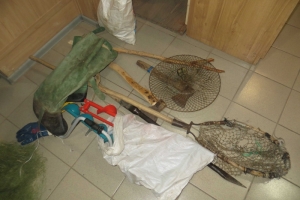 В Астраханской области полицейские изъяли около 200 килограммов незаконно добытой рыбы